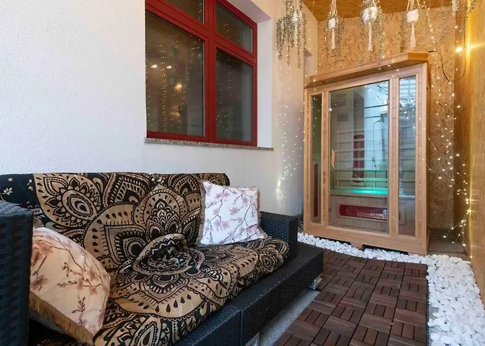 Apartmán Miami Lovely Romantic Garden With Whirlpool Praha